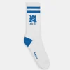 AMIRI Socks | Socks>MA STRIPE SOCKS White Blue