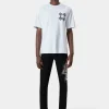AMIRI Denim>MA SWIRL CRYSTAL SKINNY JEAN BLACK OD
