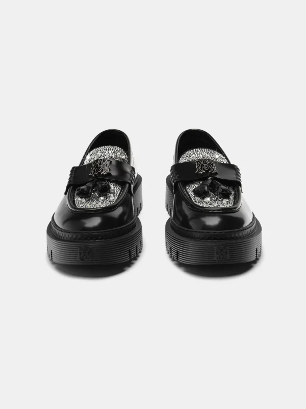 AMIRI Loafers | Loafers>MA TASSLE CRYSTAL JUMBO LOAFER BLACK