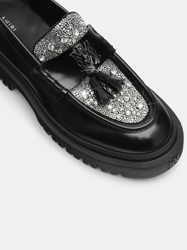 AMIRI Loafers | Loafers>MA TASSLE CRYSTAL JUMBO LOAFER BLACK