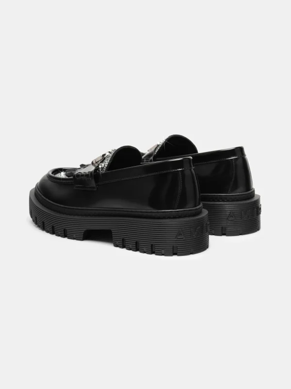 AMIRI Loafers | Loafers>MA TASSLE CRYSTAL JUMBO LOAFER BLACK