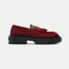AMIRI Loafers | Loafers>MA TASSLE LEOPARD JUMBO LOAFER Burgundy