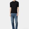 AMIRI Knitwear>MA TEE BLACK