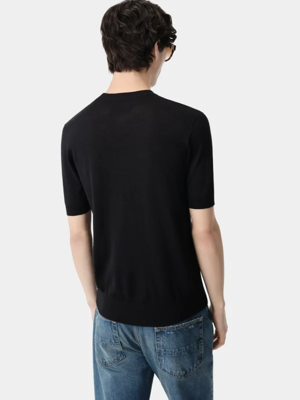 AMIRI Knitwear>MA TEE BLACK