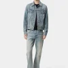 AMIRI Denim>MA TRUCKER JACKET Antique Indigo