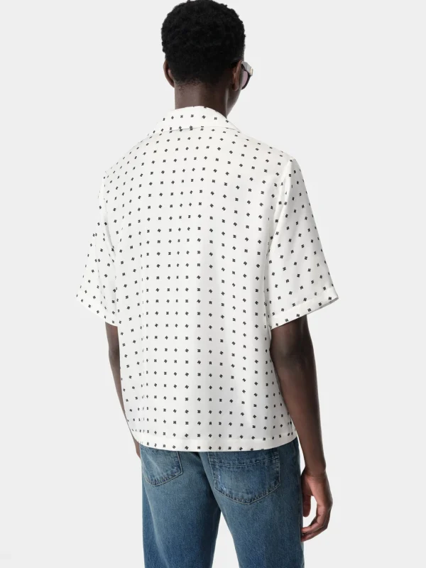 AMIRI Shirts>MIX AND MATCH MA SHIRT White