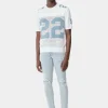 AMIRI Denim>MX1 BANDANA JACQUARD JEAN Sky Indigo