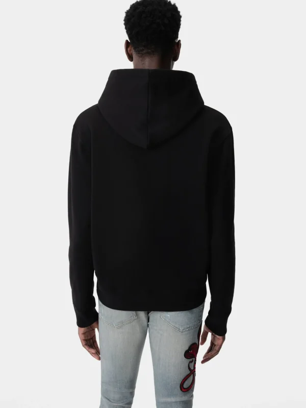 AMIRI Sweatshirts>POISON HOODIE Black Red