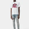AMIRI Tees>POISON TEE White Red