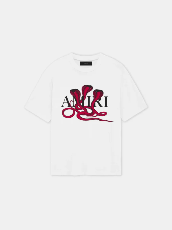 AMIRI Tees>POISON TEE White Red