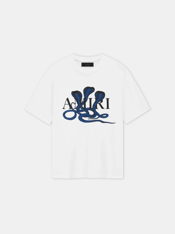 AMIRI Tees>POISON TEE White Blue