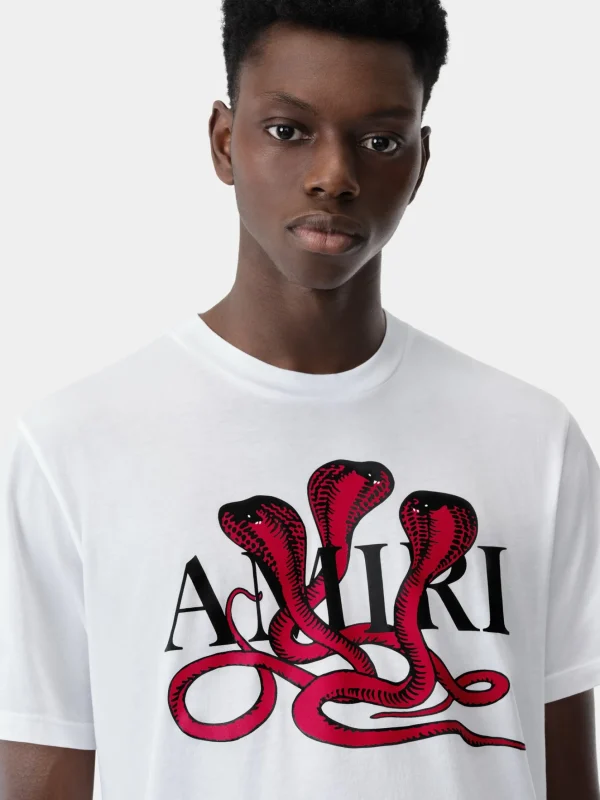 AMIRI Tees>POISON TEE White Red