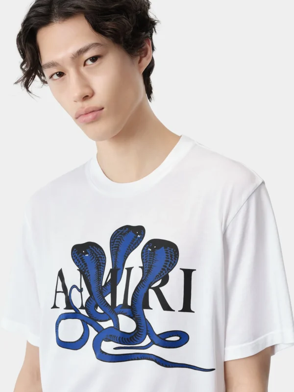 AMIRI Tees>POISON TEE White Blue