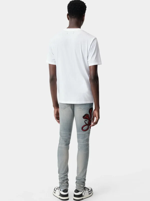 AMIRI Denim>RED POISON ARCHIVAL JEAN CLAY INDIGO