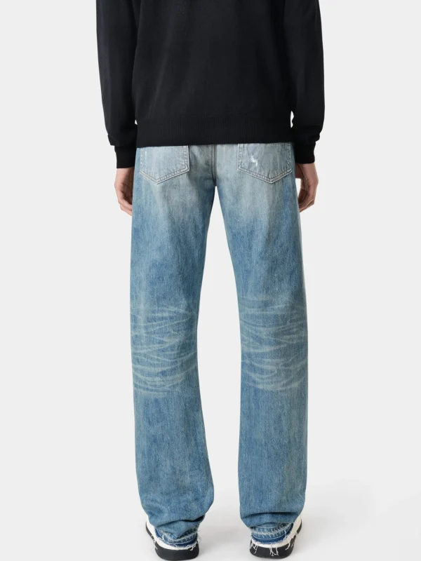 AMIRI Denim>RELEASED HEM STRAIGHT JEAN Crafted Indigo
