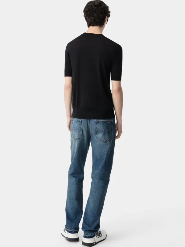 AMIRI Denim>RELEASED HEM STRAIGHT JEAN Dark Indigo
