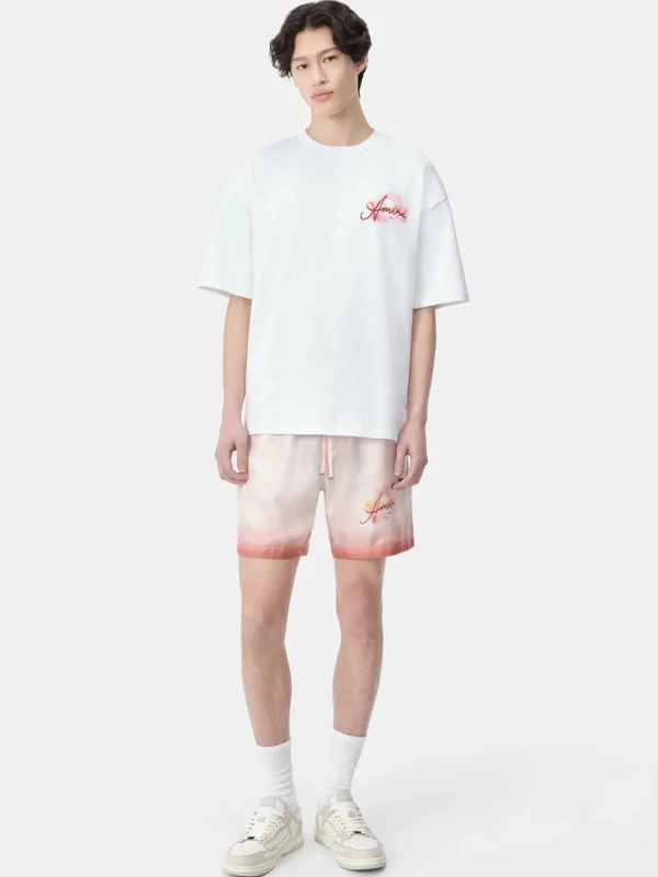 AMIRI Shorts & Sweatpants>RESORT CLUB SHORT Rosewater