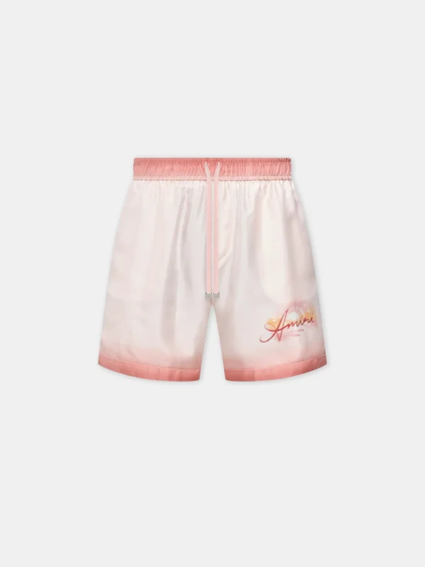 AMIRI Shorts & Sweatpants>RESORT CLUB SHORT Rosewater
