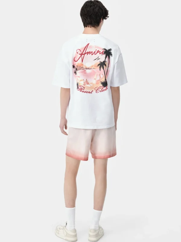 AMIRI Shorts & Sweatpants>RESORT CLUB SHORT Rosewater
