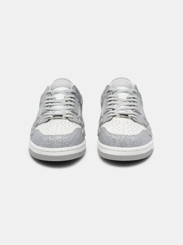 AMIRI Sneakers | Sneakers>SHIMMER SKEL-TOP LOW White Silver