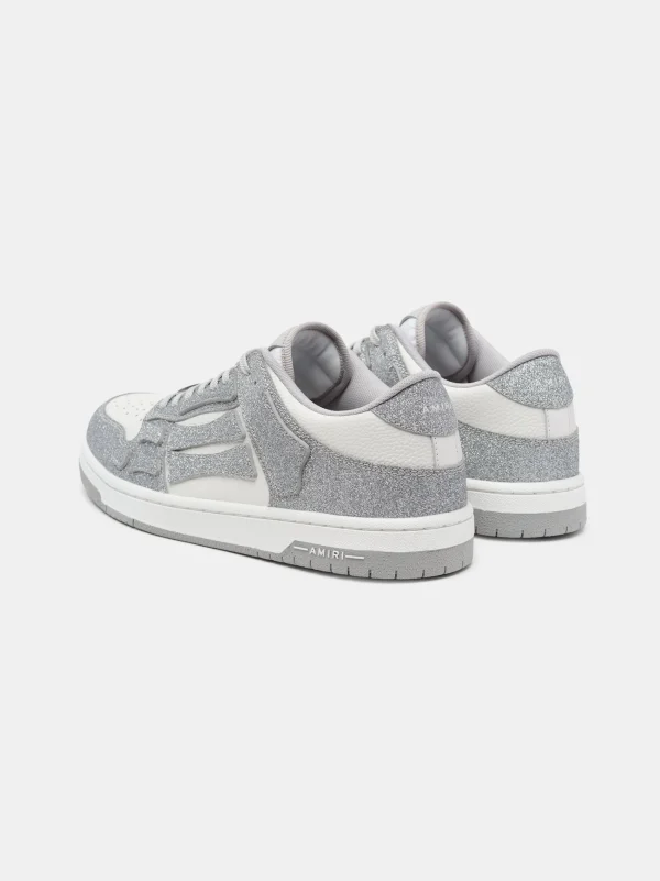 AMIRI Sneakers | Sneakers>SHIMMER SKEL-TOP LOW White Silver