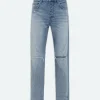 AMIRI Denim>SHOTGUN STRAIGHT JEAN Antique Indigo