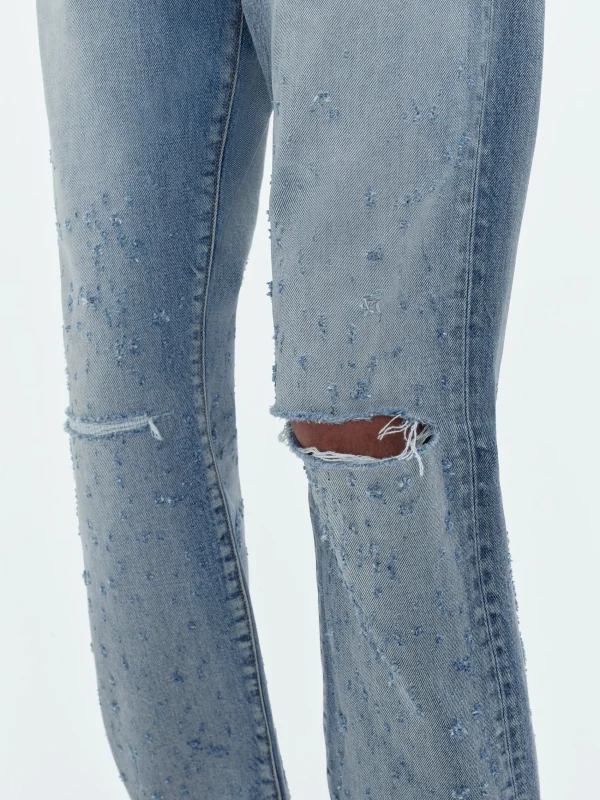 AMIRI Denim>SHOTGUN STRAIGHT JEAN Antique Indigo