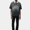 AMIRI Denim>SLASH SLIM JEAN BLACK OD