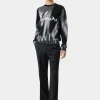 AMIRI Knitwear>SPOTLIGHT CREWNECK BLACK