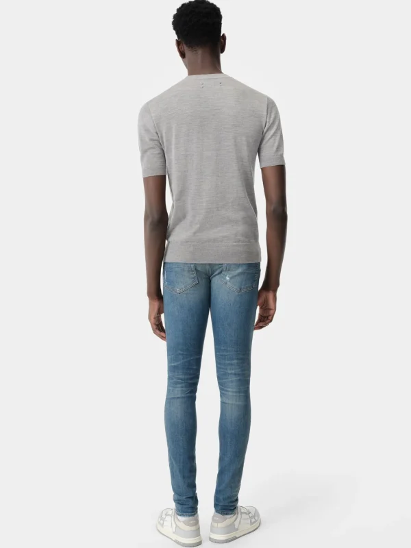 AMIRI Denim>Stack Jean Dark Indigo