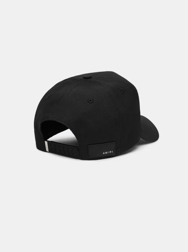 AMIRI Hats | Hats>STAGGERED CANVAS HAT BLACK