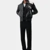 AMIRI Denim>STAR CRYSTAL SLIM JEAN BLACK OD