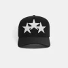 AMIRI Hats | Hats>3 Star Trucker Hat Black/White