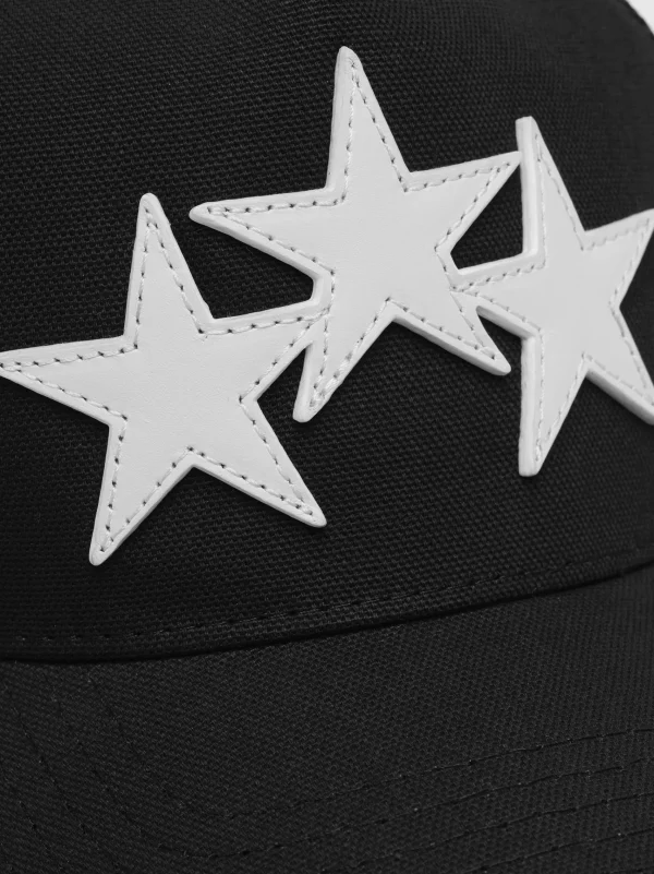 AMIRI Hats | Hats>3 Star Trucker Hat Black/White