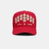 AMIRI Hats | Hats>STARS TRUCKER HAT Red