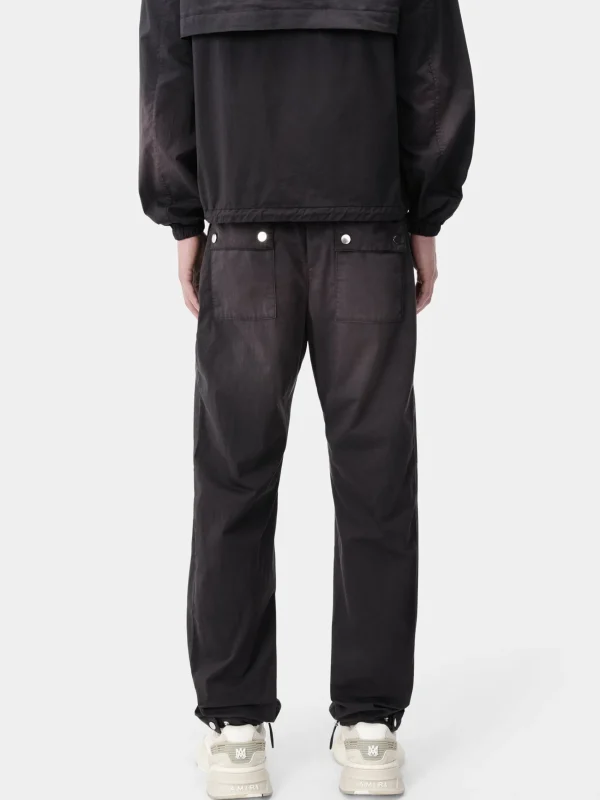 AMIRI Pants>SUN FADED MA TRACK PANT BLACK