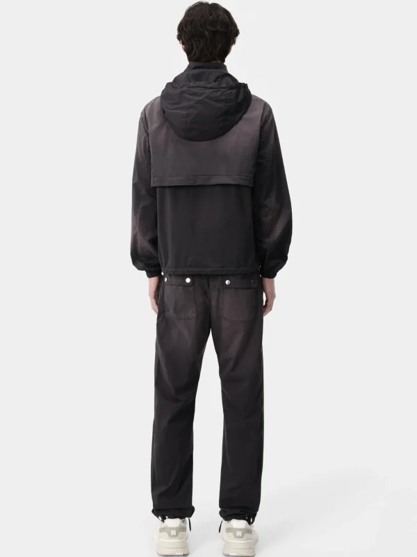 AMIRI Pants>SUN FADED MA TRACK PANT BLACK
