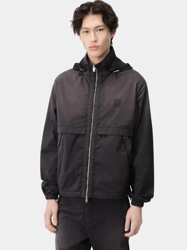 AMIRI Outerwear>SUNFADED MA WINDBREAKER BLACK