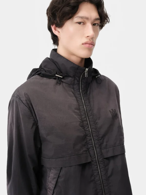 AMIRI Outerwear>SUNFADED MA WINDBREAKER BLACK