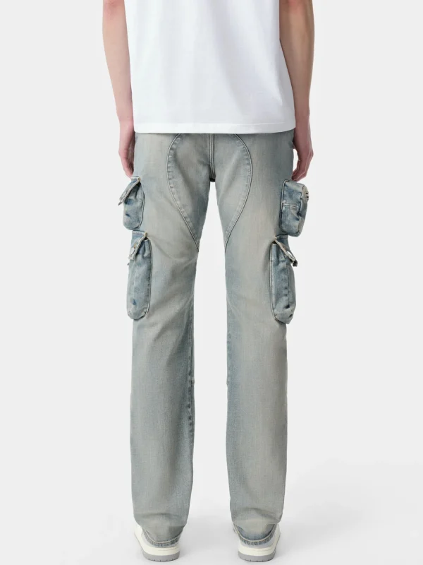 AMIRI Denim>TACTICAL CARGO Antique Indigo