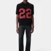 AMIRI Knitwear>22 TEE Black Red