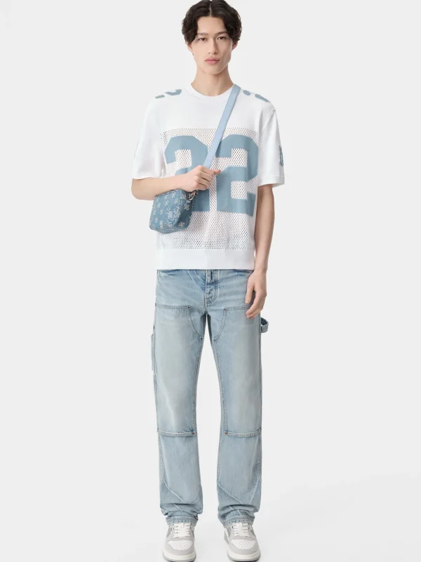 AMIRI Knitwear>22 TEE White Cerulean