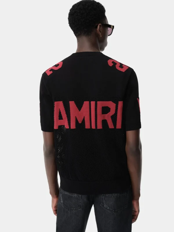AMIRI Knitwear>22 TEE Black Red