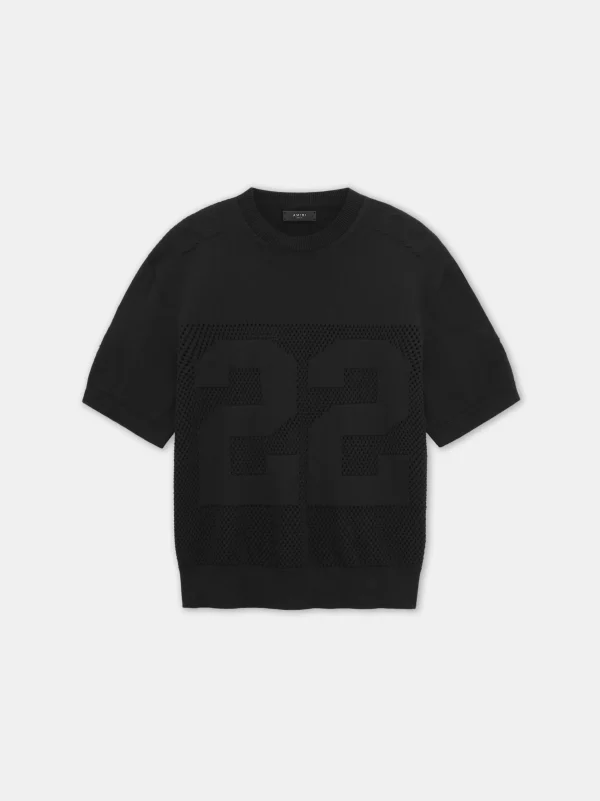 AMIRI Knitwear>22 TEE BLACK