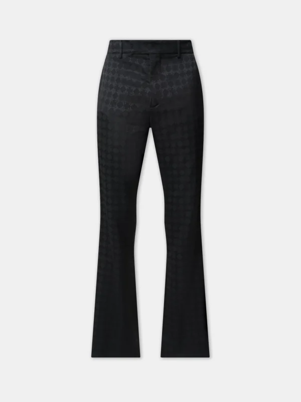 AMIRI Pants>TONAL MA QUAD KICK FLARE BLACK
