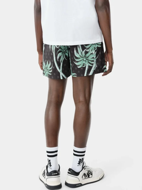 AMIRI Swimwear | Shorts & Sweatpants>TWISTED PALMS SWIM TRUNK BLACK