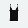 AMIRI Knitwear>VERTICAL TANK TOP BLACK
