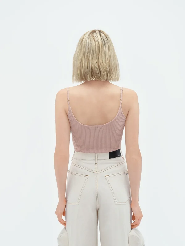 AMIRI Knitwear>VERTICAL TANK TOP Cork