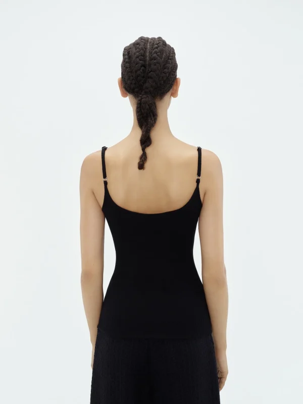 AMIRI Knitwear>VERTICAL TANK TOP BLACK