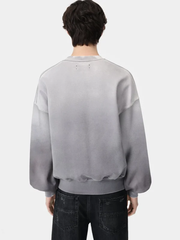 AMIRI Sweatshirts | Tees>VINTAGE WAVE OVERSIZED CREW BLACK